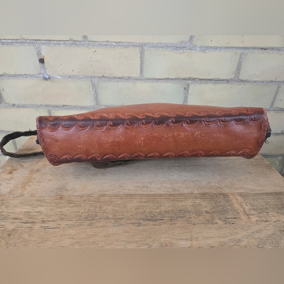Vintage Stamped Leather Bag - Picture 6 of 11